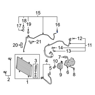 Toyota OE - A/C Refrigerant Line O-Ring