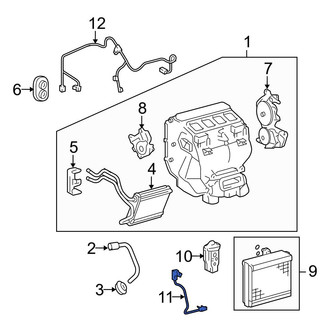 Toyota OE - A/C Evaporator Temperature Sensor