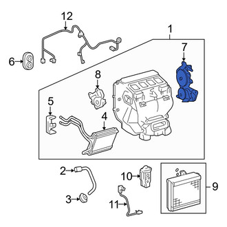 Toyota OE - HVAC Air Inlet Door Actuator