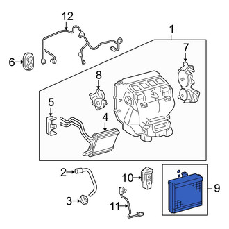 Toyota OE - A/C Evaporator Core