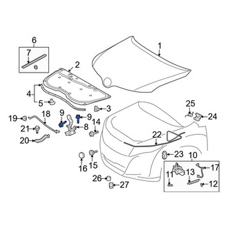 Toyota OE - Hood Hinge Bolt