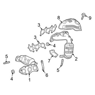 Toyota OE - Exhaust System - Manifold (3.5L)