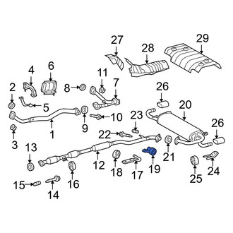 Toyota OE - Exhaust System Hanger Bracket
