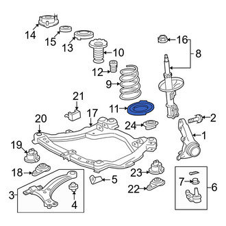 Toyota OE - Front Lower Coil Spring Insulator