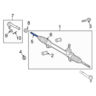 Toyota OE - Right Outer Steering Tie Rod End