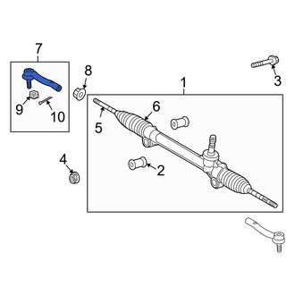 Toyota OE - Right Outer Steering Tie Rod End