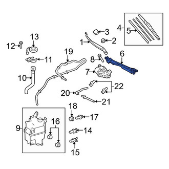 Toyota OE - Wiper Linkage