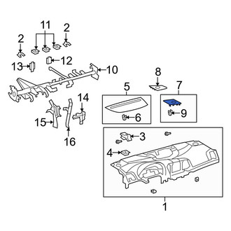 Toyota OE - Right Instrument Panel Trim Panel