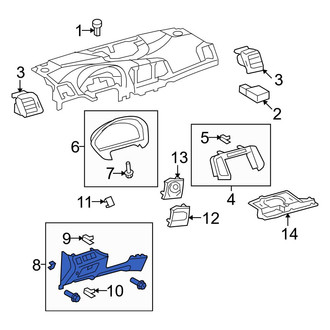 Toyota OE - Instrument Panel Trim Panel