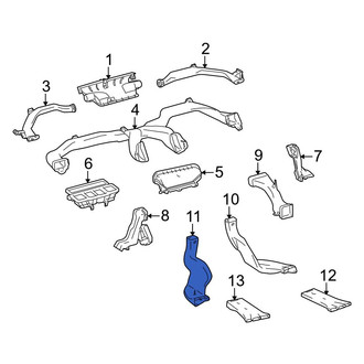 Toyota OE - Front Left Lower Instrument Panel Air Duct