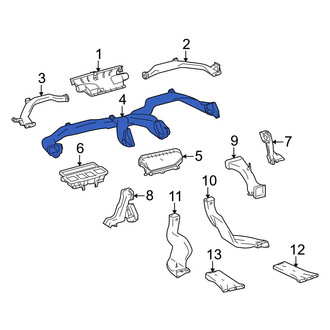 Toyota OE - Upper Instrument Panel Air Duct