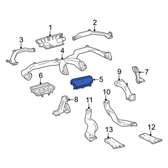 Toyota OE - Center Instrument Panel Air Duct