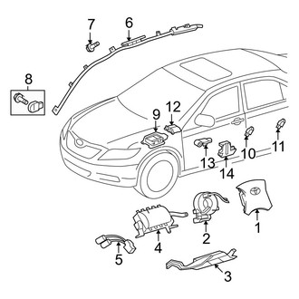 Toyota OE - Restraint Systems - Air Bag Components