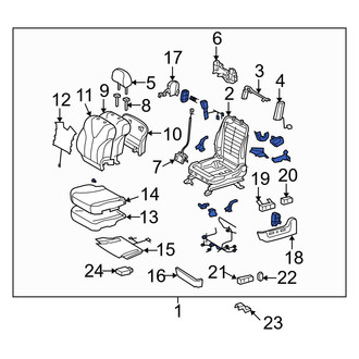 Toyota OE - Front Left Seat