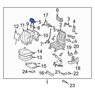 Toyota OE - Front Left Headrest