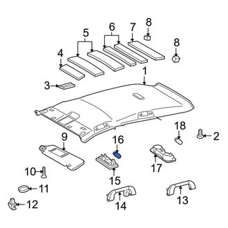 Toyota OE - Sun Visor Light Bulb