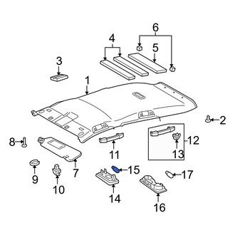 Toyota OE - Sun Visor Light Bulb