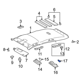 Toyota OE - Sun Visor Light Bulb