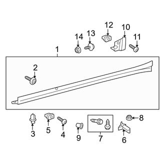 Toyota OE - Pillars, Rocker & Floor - Exterior Trim