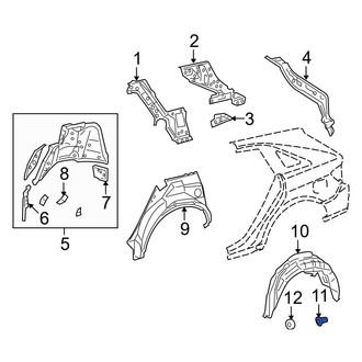 Toyota OE - Quarter Panel Splash Shield Grommet