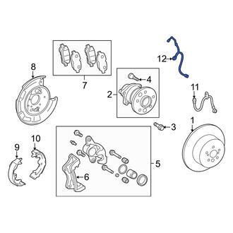 Toyota OE - Front Left ABS Wheel Speed Sensor