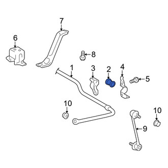 Toyota OE - Rear Suspension Stabilizer Bar Bushing