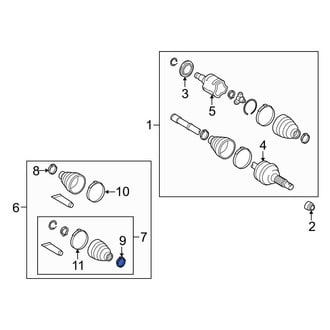 Toyota OE - Rear Inner CV Joint Boot Band