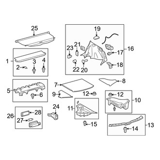 Toyota OE - Rear Body & Floor - Interior Trim