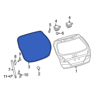 Toyota OE - Rear Hatch Seal