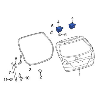 Toyota OE - Rear Liftgate Hinge