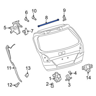 Toyota OE - Rear Liftgate Latch Control Rod