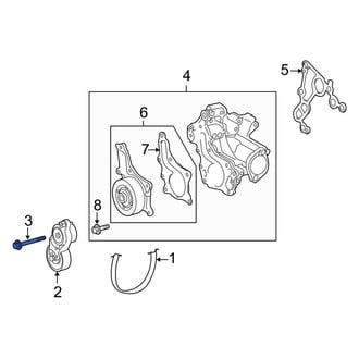 Toyota OE - Upper Engine Water Pump Bolt