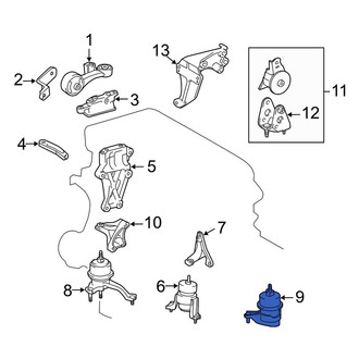 Toyota OE - Left Engine Mount