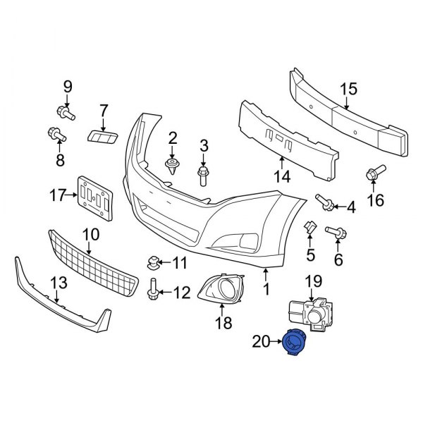 Parking Aid Sensor Housing