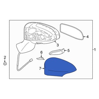 Toyota OE - Front Right Door Mirror Cover