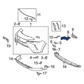 Toyota OE - Right Bumper Cover Bracket