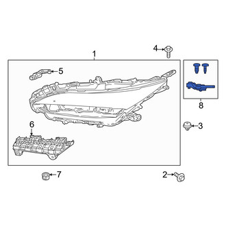 Toyota OE - Front Left Lower Inner Headlight Bracket