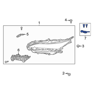 Toyota OE - Front Left Lower Inner Headlight Bracket