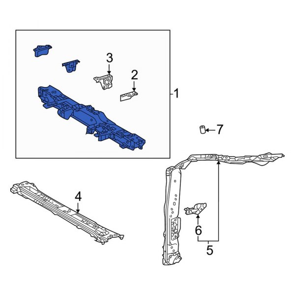 Radiator Support Tie Bar