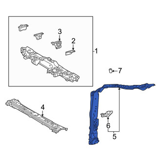 Toyota OE - Front Left Radiator Support Side Panel