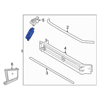 Toyota OE - Front Radiator Shutter Assembly