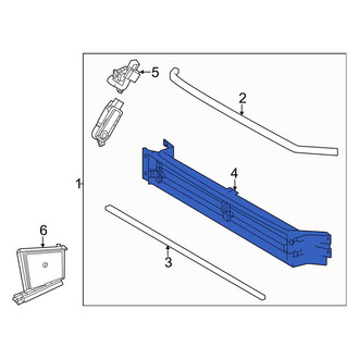 Toyota OE - Front Radiator Shutter Assembly
