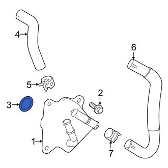 Toyota OE - Engine Oil Cooler O-Ring