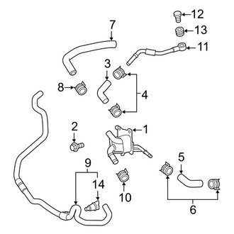 Toyota OE - Cooling - Trans Oil Cooler