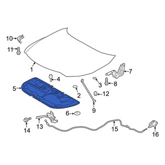 Toyota OE - Hood Insulation Pad