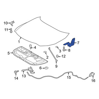Toyota OE - Front Left Hood Hinge