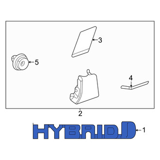 Toyota OE - Front Left Fender Emblem