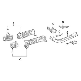 Toyota OE - Fender - Structural Components & Rails (Rails & Components)