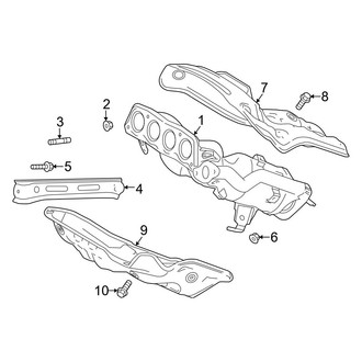 Toyota OE - Exhaust System - Manifold