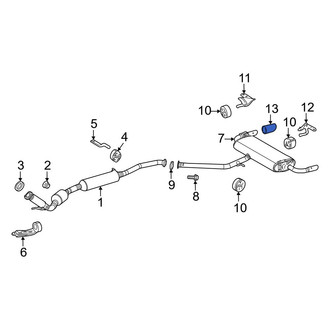 Toyota OE - Exhaust Tail Pipe Tip